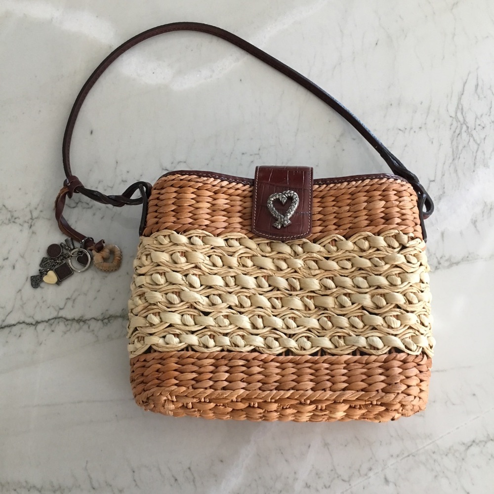 Brighton woven handbag